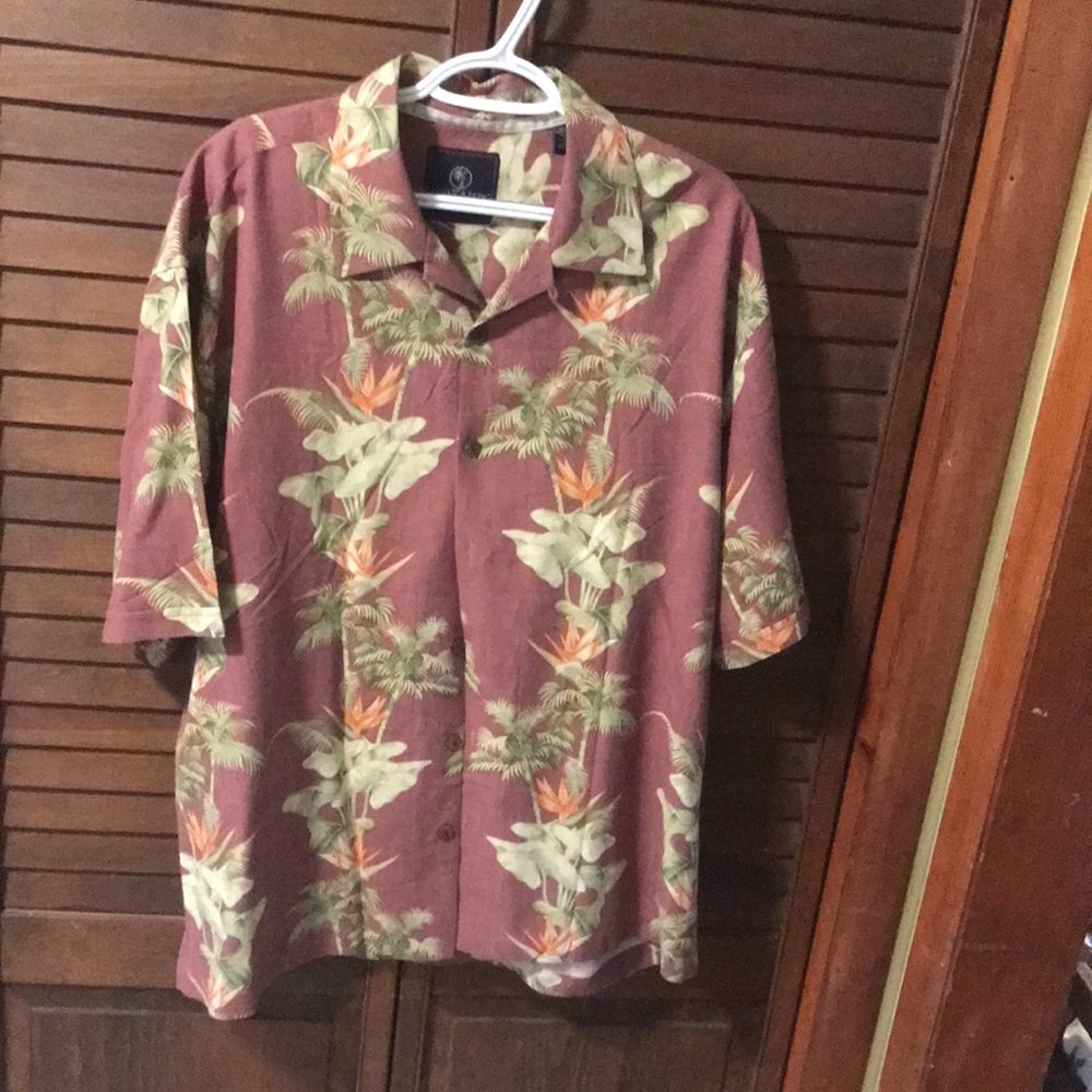 Jamaican Jazz silk Hawaiian Shirt XL